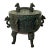 Vintage James Mont Style Chinese Archaic Tripod Ice Bucket With Dragon Handles For Sale