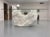 Glass Postmodern Faux Quarry Plaster Dining Table From Sirmos For Sale - Image 7 of 13
