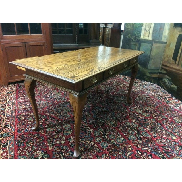 Vintage Desk, Oak Pennsylvania House Desk For Sale - Image 9 of 11