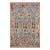 Shabby Chic Kilim Blue Rust Wool Rug - 8'3" X 11'2" For Sale