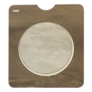 Copper Glass Wall Mirror by Giannobi, Italy, 1980s For Sale