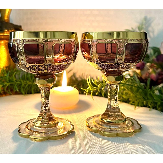 Elevate your toasting experience with these beautiful hand crafted Steiner & Vogel Small Champagne Coupes. They are in a...