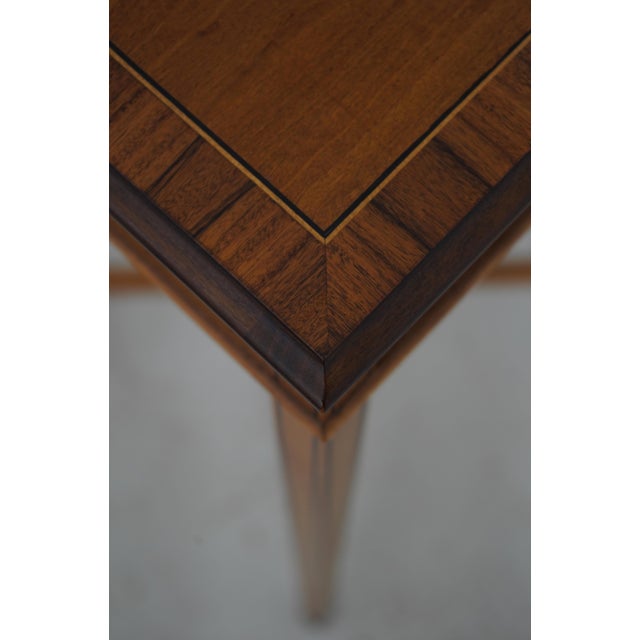 Wood Baker Adam Style Satinwood Inlaid Occasional Table For Sale - Image 7 of 12