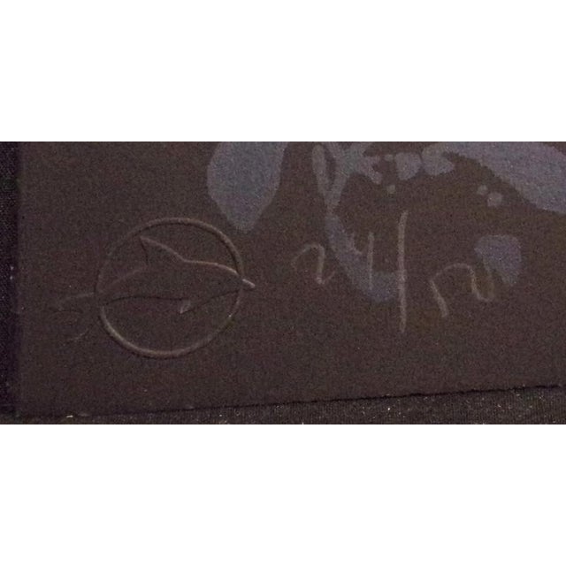 Impressionist 1980s Scott Sandell Hurricane Specialists Signed Fine Art Mixed Media Custom Framed For Sale - Image 3 of 4