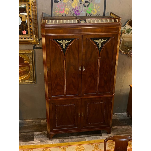 Absolutely stunning piece by vintage Widdicomb. Entertainment center or use as a bar, or even wardrobe. In overall good...