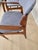 Light Gray Pair of Authentic Danish Modern Teak Armchairs Made in Denmark, Circa 1960s For Sale - Image 8 of 9