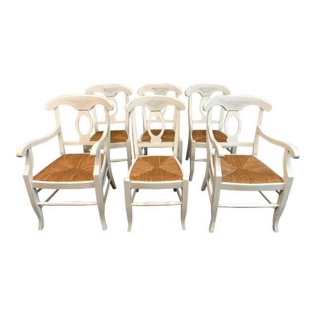 Pottery Barn Napoleon Dining Chairs Set of 6 Chairish