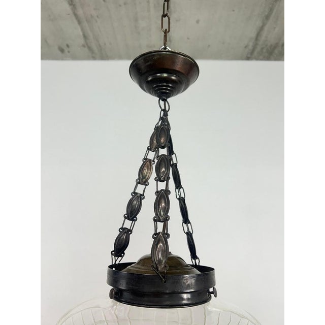 Secession Hanging Lamp, 1920s For Sale - Image 3 of 8
