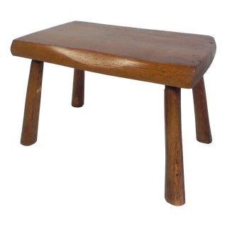 Vintage Oak Tree Stump Stool, 1960s For Sale