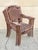 Late 20th Century Cast Aluminum Basketweave Lattice Rattan Patio Outdoor Chairs (B) - Set of 4 For Sale - Image 9 of 10