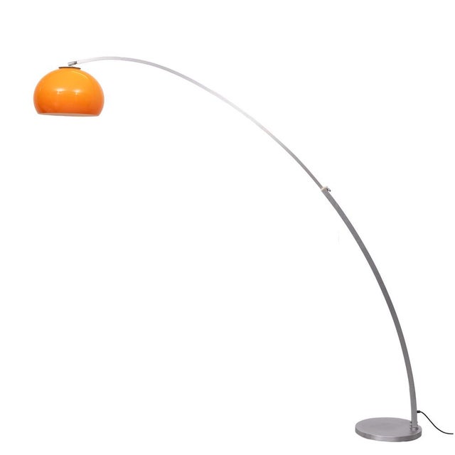 Adjustable Arc Floor Lamp from Gioffredo Reggiani, Italy, 1970s For Sale - Image 15 of 15