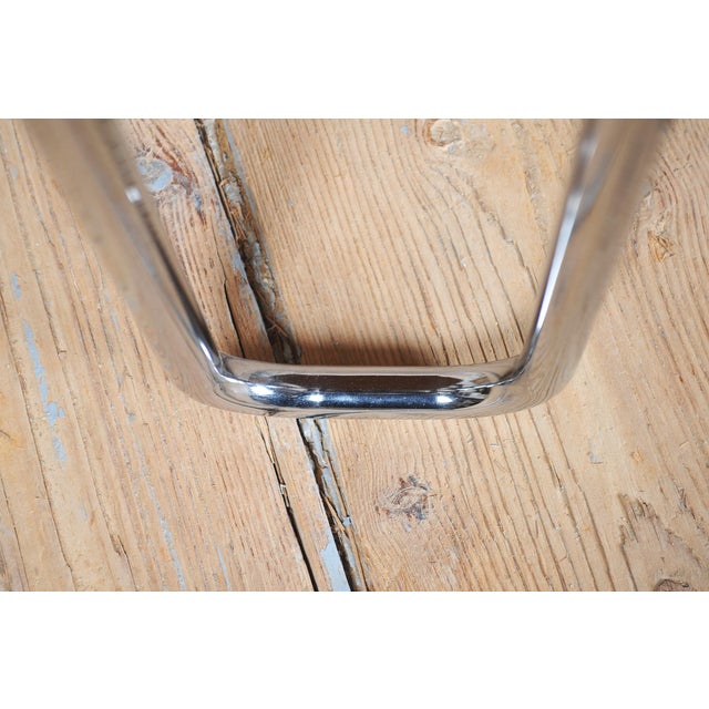 Czech Bauhaus Chrome Dining Table in Oak attributed to R. Slezák, 1930s For Sale - Image 14 of 18