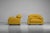 Lounge Chairs in Yellow Bouclé from Salotti B&T, Italy, 1970s, Set of 2 For Sale - Image 4 of 17