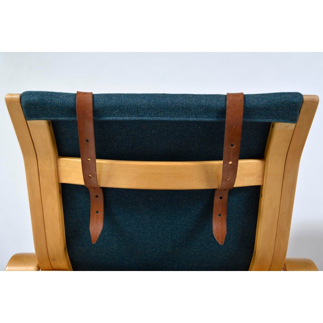 Mid-Century Modern Pulkka Lounge Chairs by Ilmari Lappalainen for Asko, Finland, 1960s, Set of 2 For Sale - Image 17 of 18
