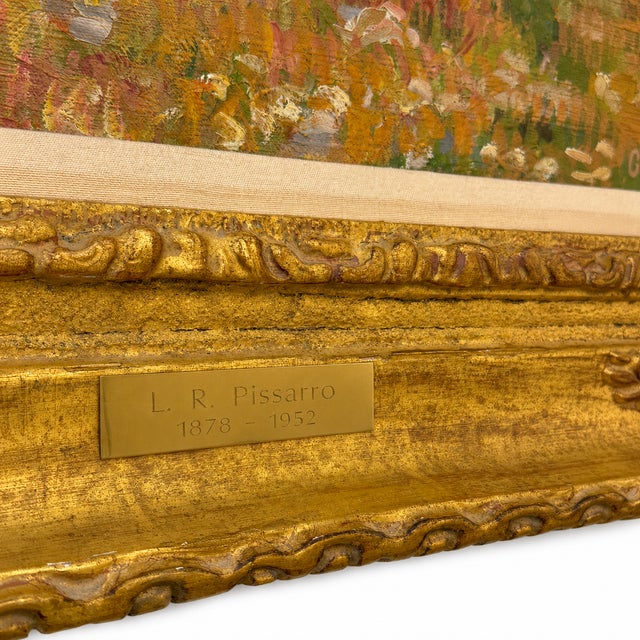 1900 - 1909 Oil on Canvas of Landscape For Sale - Image 5 of 5