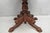 Traditional Antique French Empire Carved Mahogany Paw Foot Pedestal Base Round Center Table For Sale - Image 3 of 12