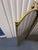 Antique Brass Folding Fireplace Screen – Four‑Panel Arched Mesh Guard With Handles For Sale In Chicago - Image 6 of 6