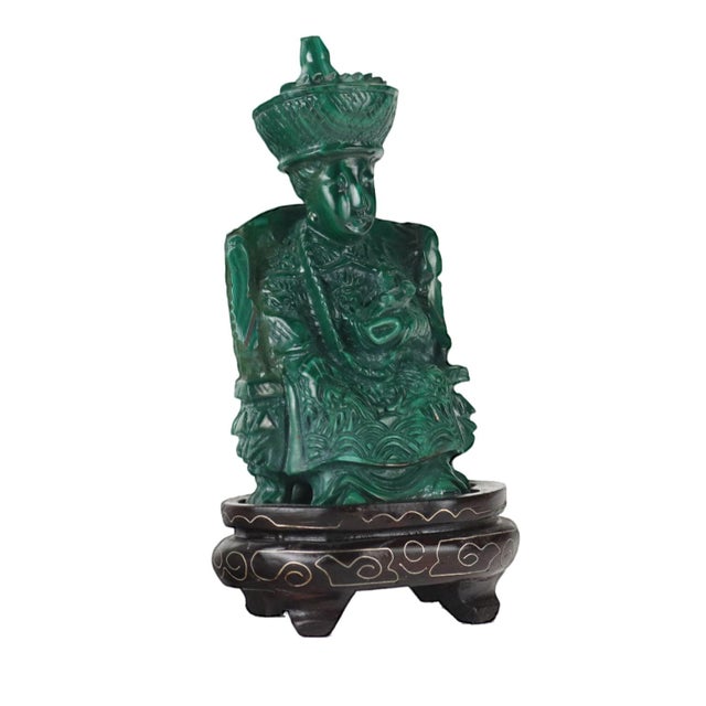 Malachite Sculpture, China, 1900s For Sale - Image 10 of 10