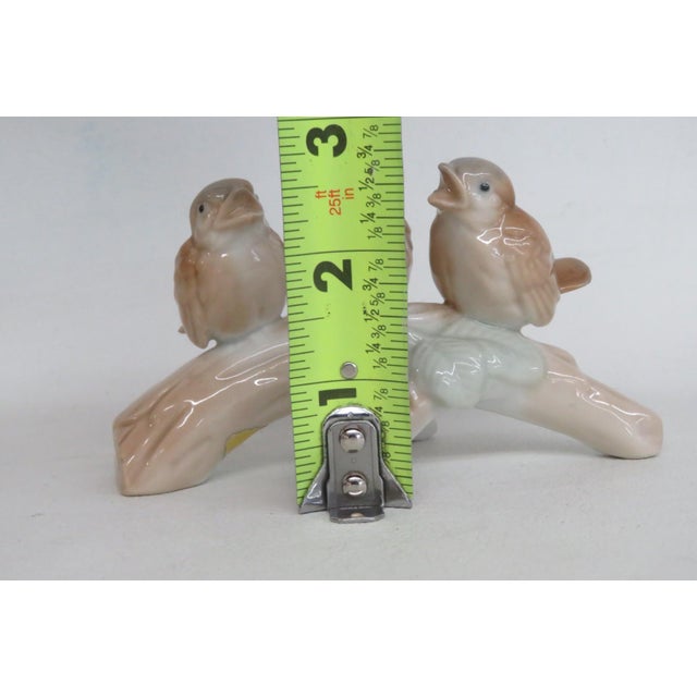 Otagiri Three Birds Perched on Branch Porcelain Figurine Made in Japan 4965b For Sale In Miami - Image 6 of 13