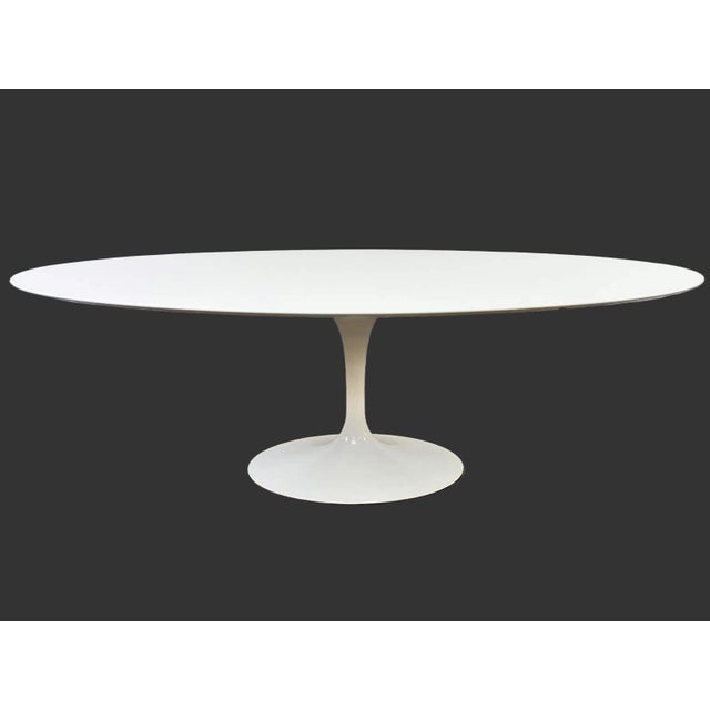 Mid-Century Modern Authentic Eero Saarinen Oval Tulip Dining Table for Knoll Studio For Sale - Image 3 of 7