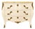 Louis XV-Style Bombé Secretary in Ivory For Sale