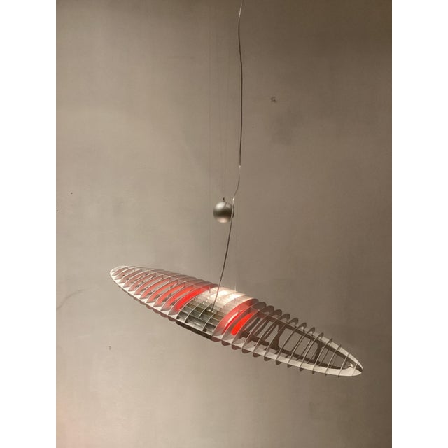 Metal Titania Pendant Light in Aluminium from Luceplan, 1980s For Sale - Image 7 of 12