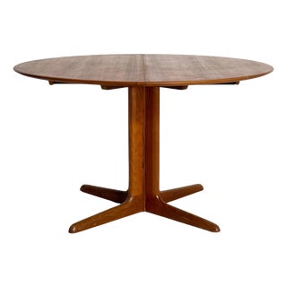 Round Extendable Teak Table from Skovby, 1960s For Sale