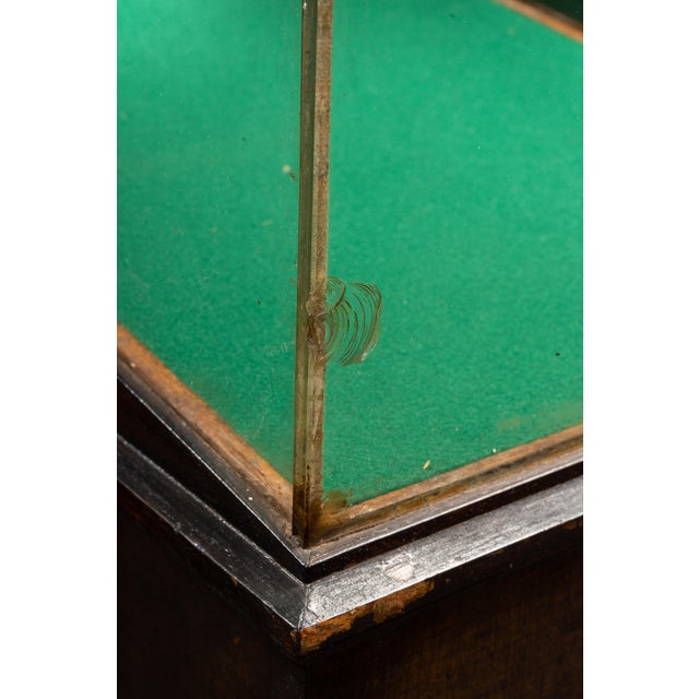Early 20th Century Writing Implement Glass Shop Display Cabinet For Sale - Image 10 of 12
