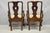 Late 20th Century Henredon Aston Court Chinoiserie Georgian Mahogany Dining Arm Chairs - A Pair For Sale - Image 15 of 18