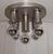 Flat Vintage German Ceiling Lamp with Metal Housing from Honsel, 2000s, in Very Good conditions. Designed from 2000 This...