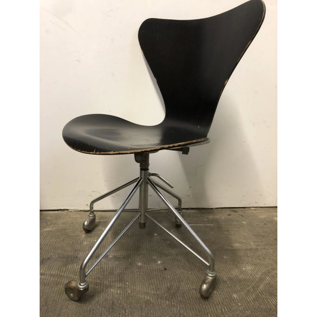 3117 Flinder Chair by Arne Jacobsen for Fritz Hansen, 1960s For Sale - Image 9 of 15
