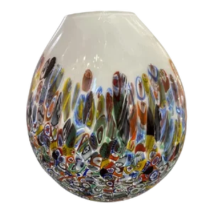 Murrine Murano Glass Style Vase by Simoeng