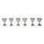 1950s Set of Six Mid Century Modern Alphonse La Paglia Sterling Silver Wine Goblets For Sale - Image 9 of 15