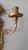 Pair Vintage Bronze Wall Candle Sconces, French Regency Style Candelabra, Hollywood Regency Brass Wall Decor, Neoclassical Candle Holders For Sale - Image 6 of 14