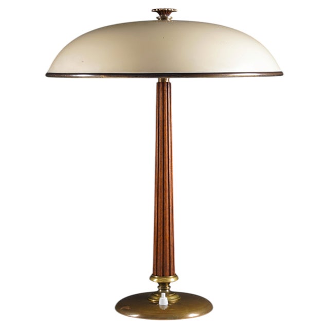 Swedish Modern Model 30246 Table Lamp by Erik Tidstrand for Nordiska Kompaniet, 1930s For Sale - Image 15 of 15