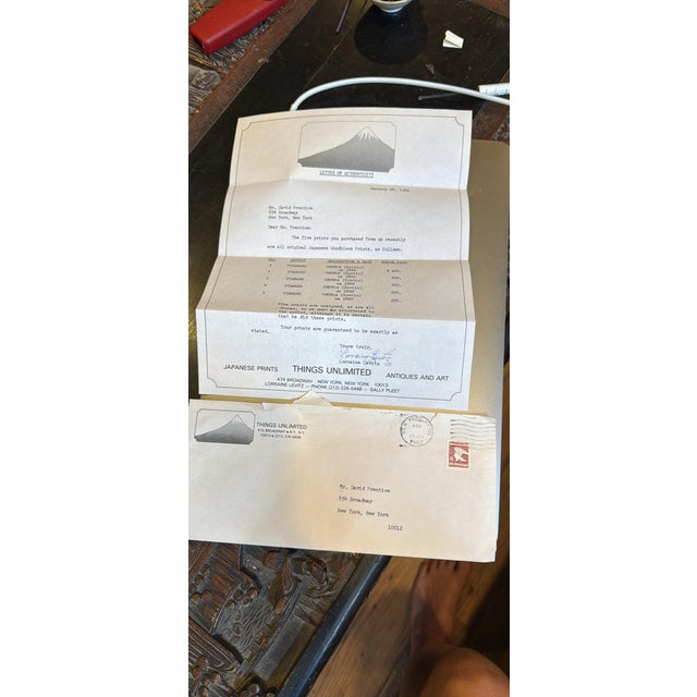 Early 19th Century Utamaro Japanese Woodblock Print Ukiyo-E Erotic Art Ca. 1800 Authentic For Sale - Image 5 of 5