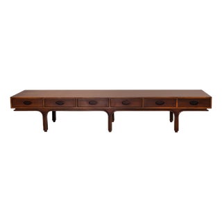 Model 512 Coffee Table with Drawers by Gianfranco Frattini for Bernini, 1960s For Sale