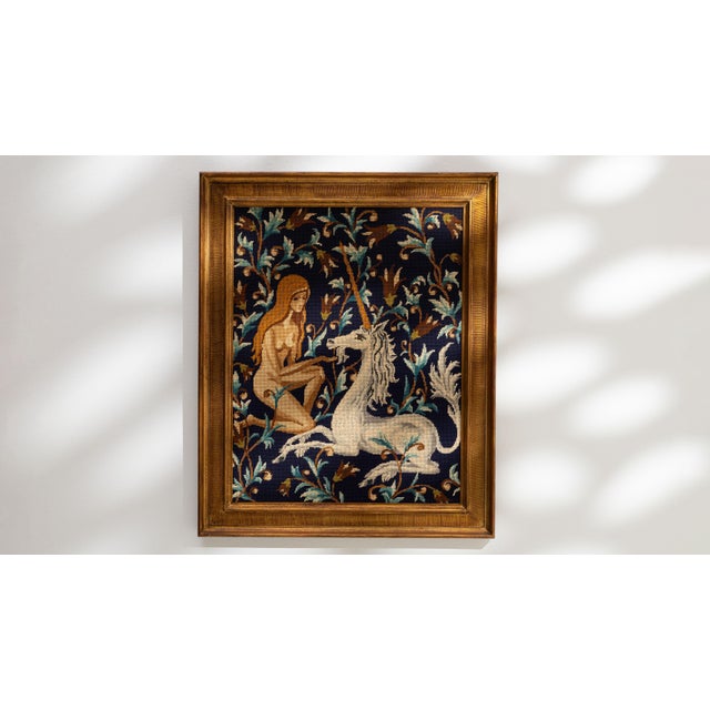 1960s France Taupe Tapestry Wall Hanging For Sale In Greensboro - Image 6 of 11