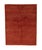An expressive Gabbeh Loribaft rug with an intense red color scheme and a calm, puristic design. This hand-knotted rug...