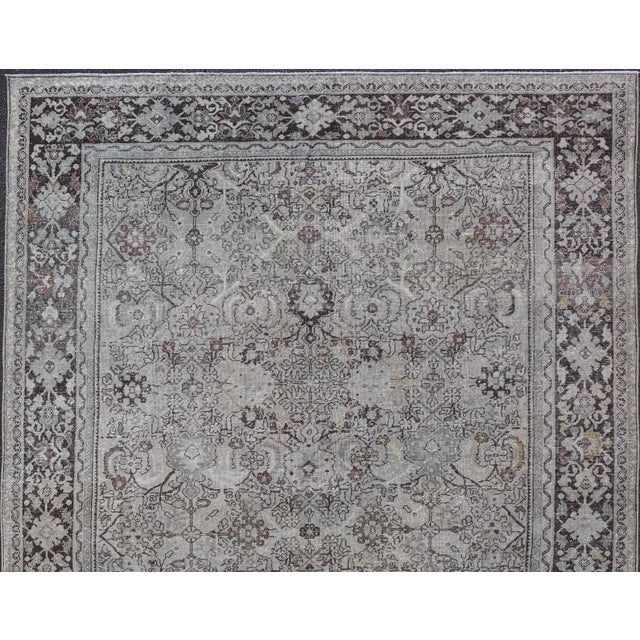 Antique Persian Sultanabad Rug With Classic Allover Pattern 8'0 X 10'10 For Sale In Atlanta - Image 6 of 12