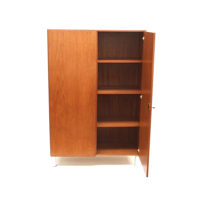 Vintage Wooden Wardrobe, 1960s For Sale - Image 4 of 7