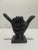 Pop Art Shaka Hand Symbol Chocolate-Black Tabletop Figurine For Sale - Image 4 of 4