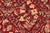 Floral 1990's Tabriz Pak-Persian Red/Tan Wool Rug - 6'1'' X 9'2'' For Sale In New York - Image 6 of 9