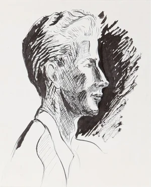 Eve Nethercott, George Wagner (P5.53), Ink on Paper