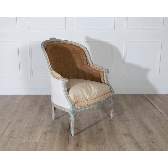19th Century French Louis XVI Style Painted Lie de Repos For Sale - Image 13 of 13