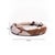 2020s Breccia Marble White Brown Round Edged Catch-All Tray For Sale - Image 5 of 7