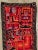 Up for sale is this gorgeous piece of folk art from Peru, featuring bright and vivid figures on a black background....