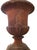 1980s Vintage Italian Terracotta Garden Urn on Pedestal For Sale - Image 5 of 12