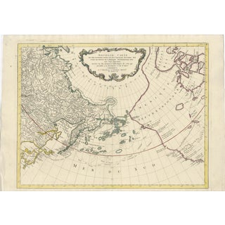 Large Map of Russian Discoveries in Siberia, 1784 For Sale
