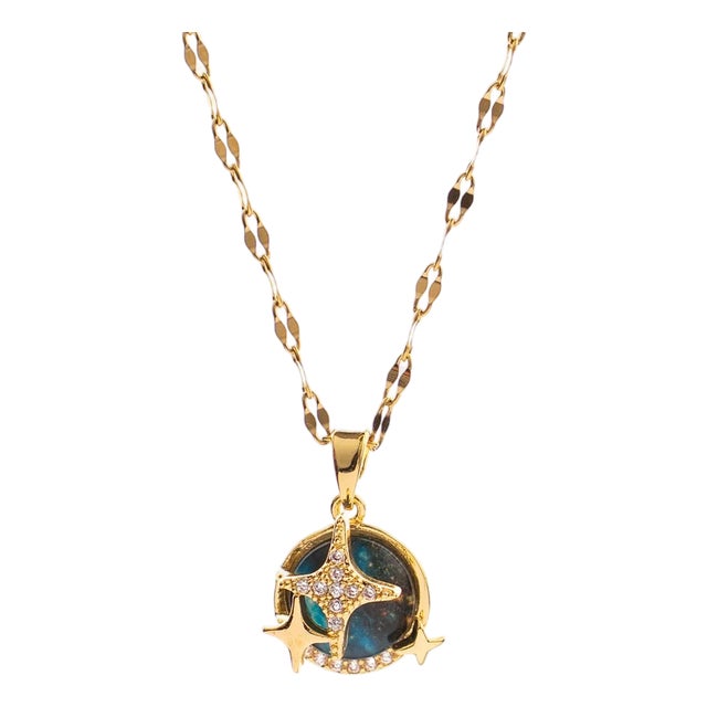 Midnight Sky Diamond Necklace For Sale